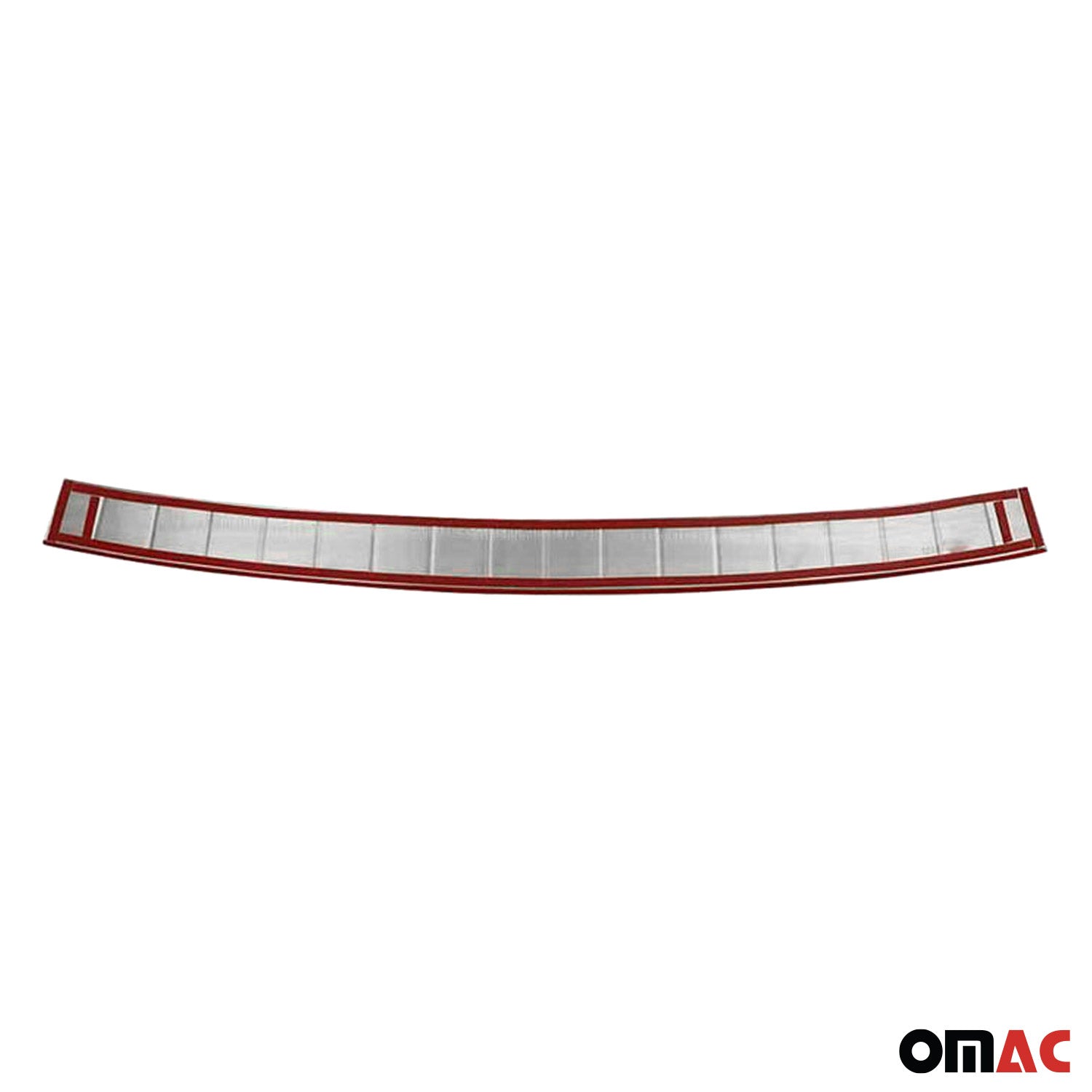 Protector de Parachoques Trasero para Mercedes GLC X253 2015-2022 Plata Acero 5x