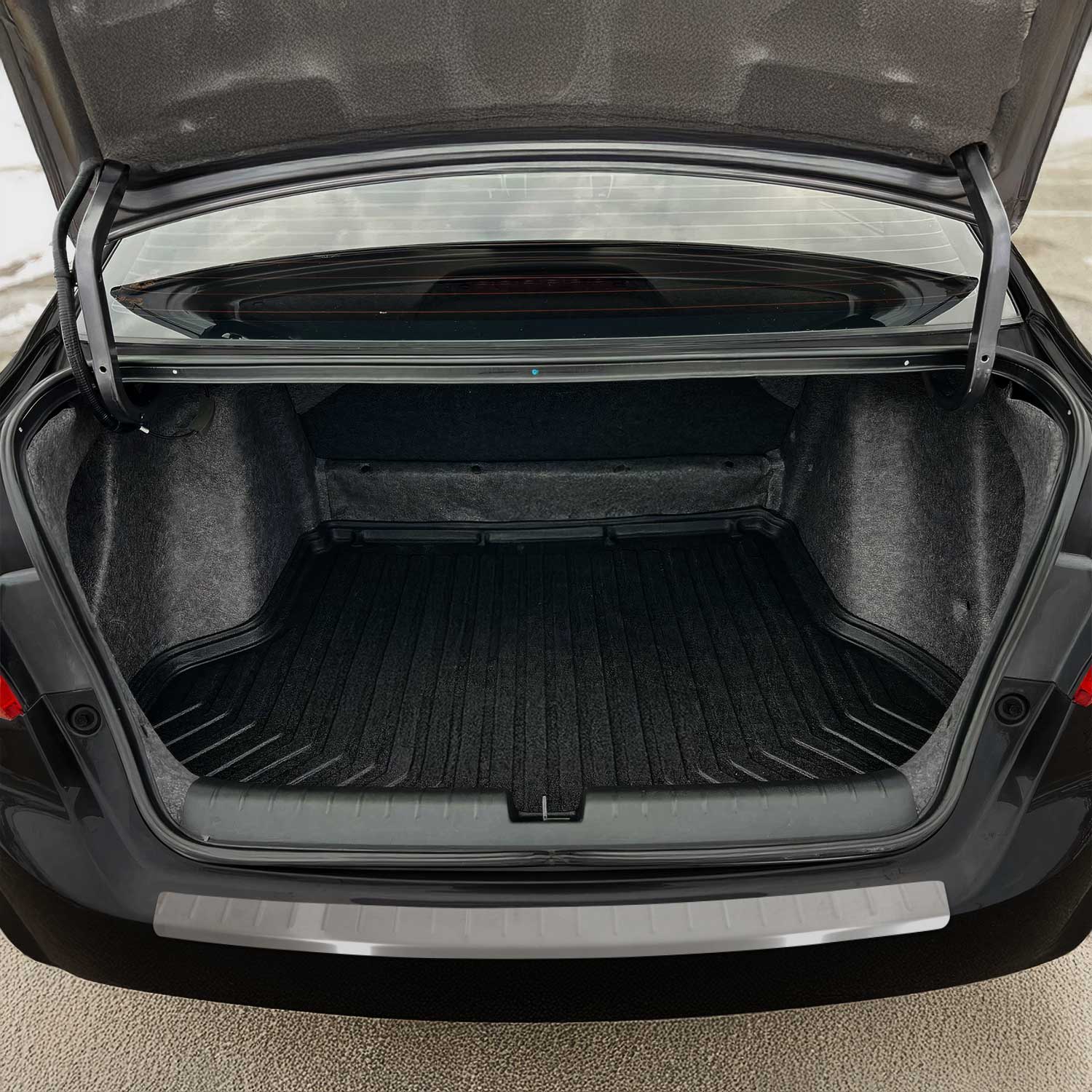 Protector de Parachoques Trasero para Honda City Sedán 2020-2026 Acero cepillado