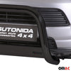 Bull Barra Frontal para Mitsubishi Outlander 2013-2015 Negro Brillante Acero