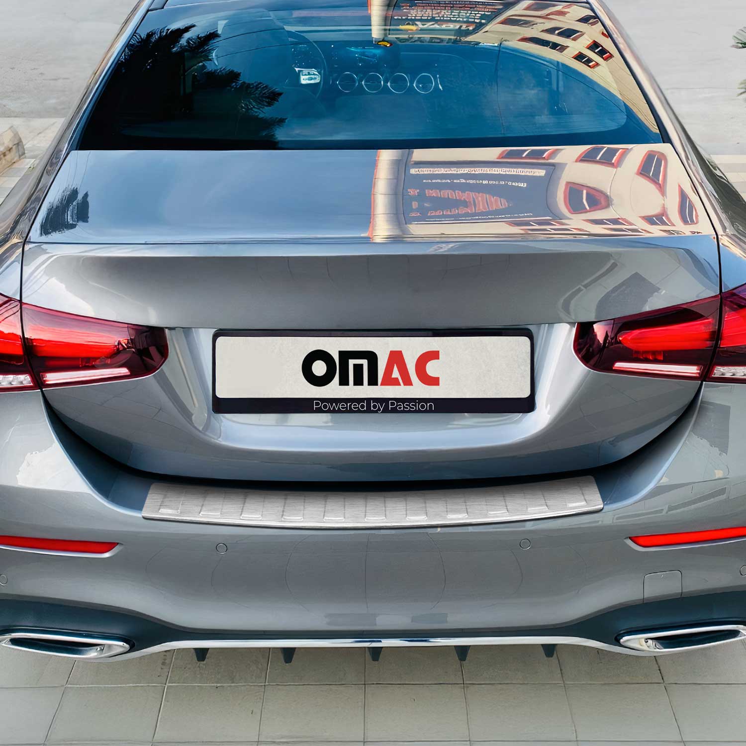 Protector Parachoques para Mercedes A Class W177 2018-2026 Acero cepillado