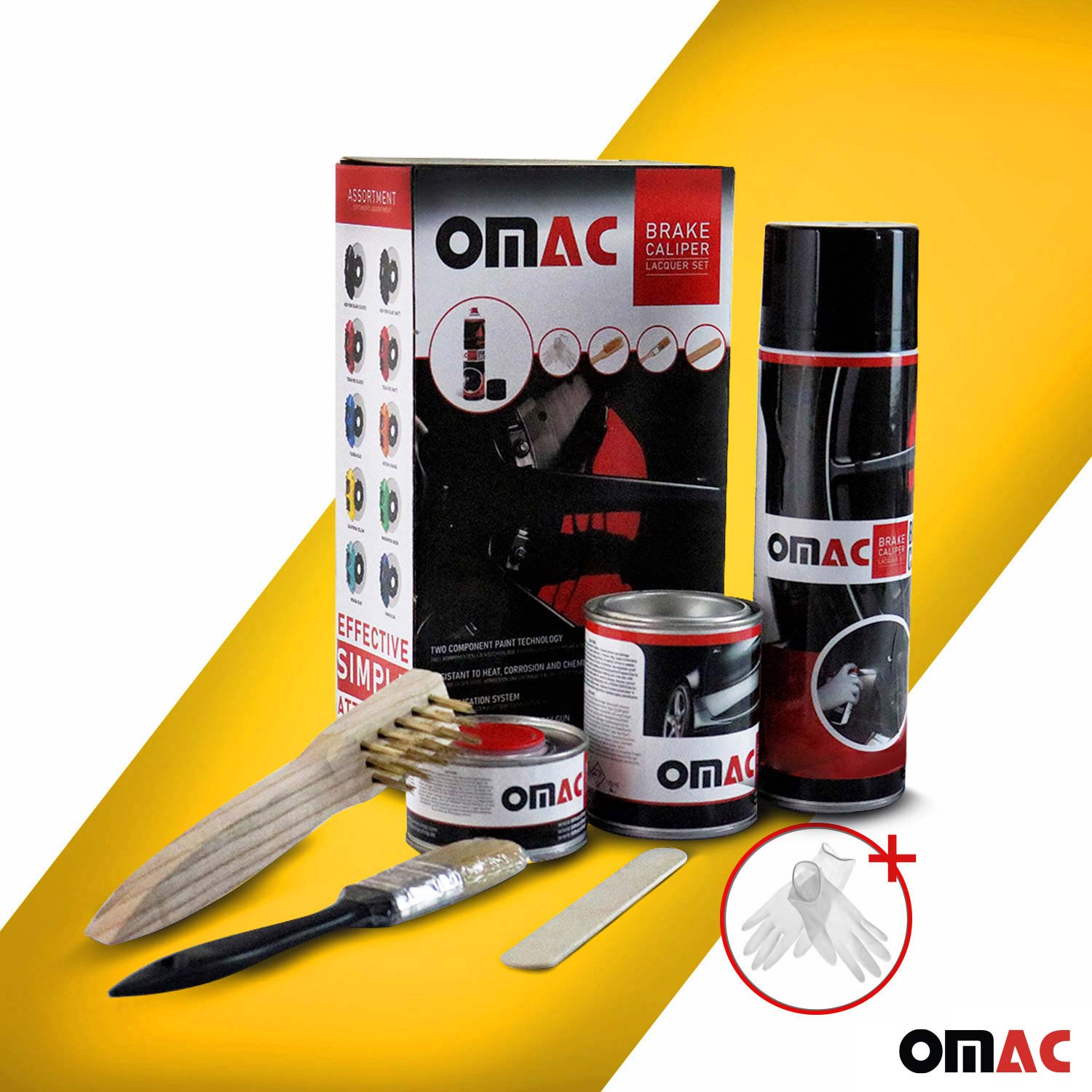 Kit Vernice Pinze Freno Altos Temperaturas Universal California Amarillo