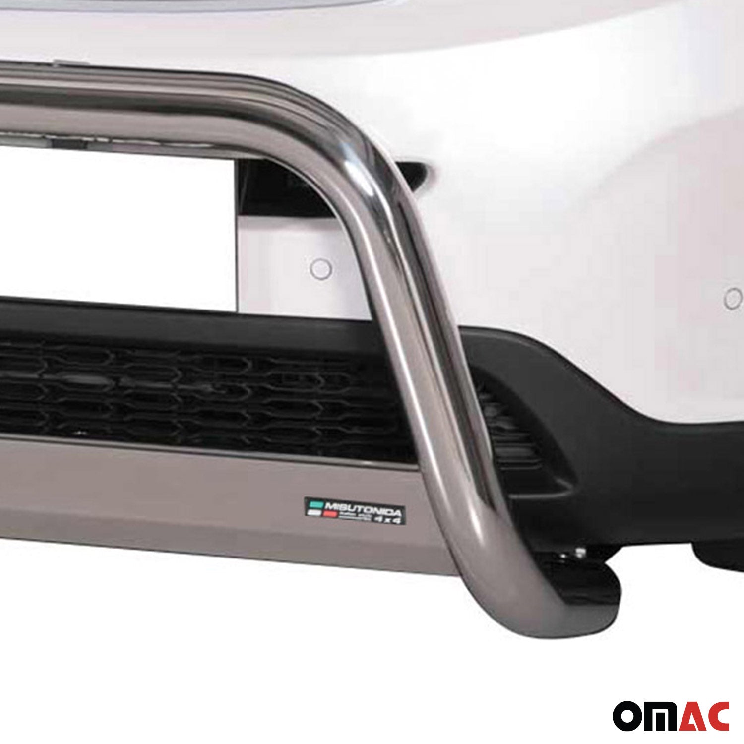 Bull Barra Frontal para Kia Sorento 2012-2015 Plata Brillante Acero