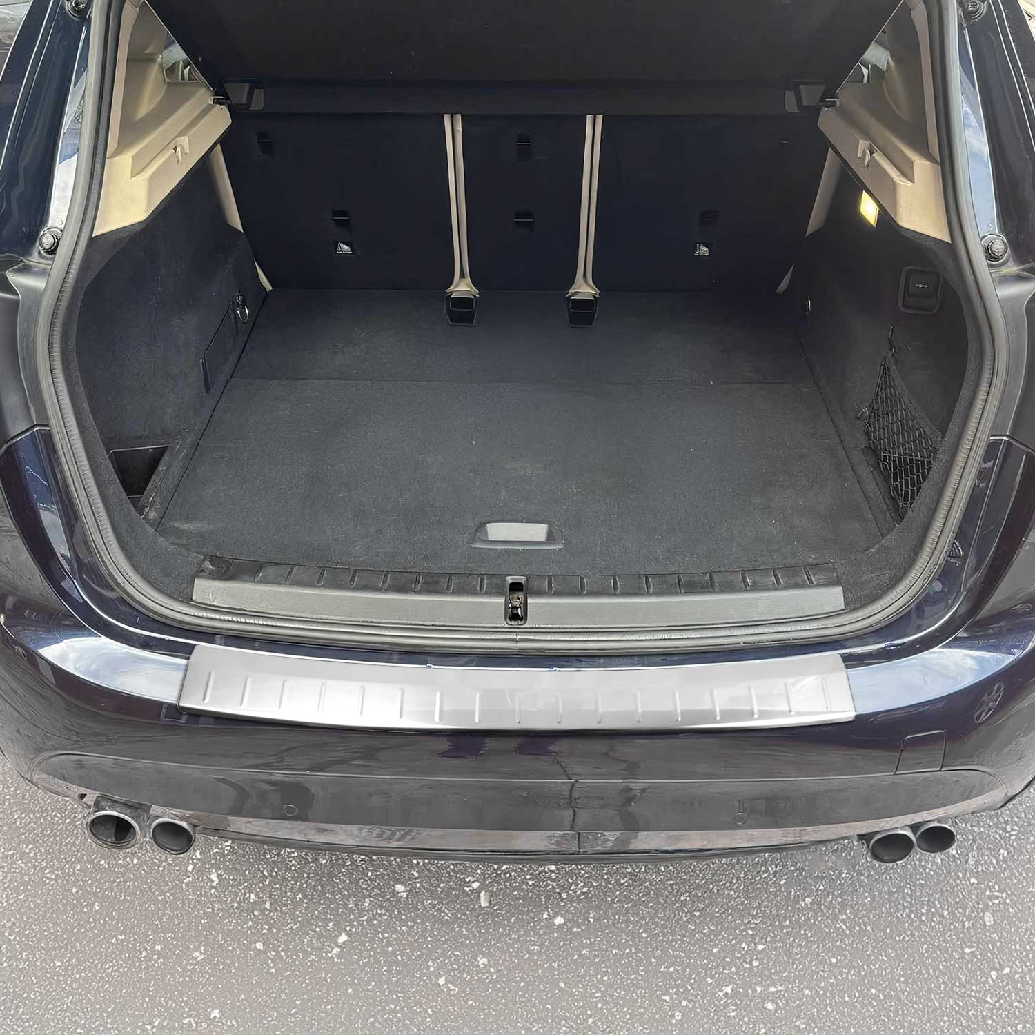 Protector Parachoques para BMW Serie 2 F45 2014-2021 Plata Brillante Acero