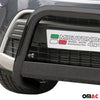 Bull Barra Frontal para Ford Kuga 2008-2012 Negro Brillante Acero 1Pza
