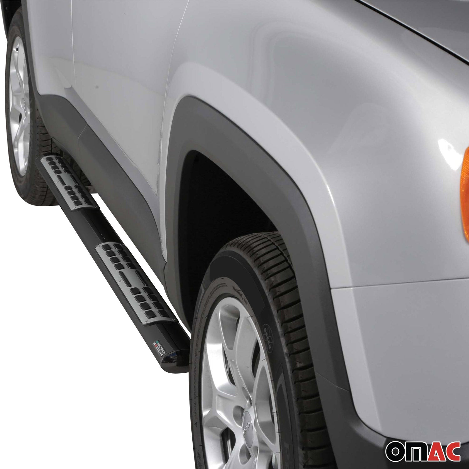 Estribos Barras Laterales para Jeep Renegade Trailhawk 2014-2017 Negro Acero