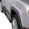 Estribos Barras Laterales para Jeep Renegade Trailhawk 2014-2017 Negro Acero