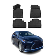 OMAC Alfombrillas De Coche para Lexus RX 2015-2025 Negro Goma TPE 4Pza
