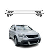 Menabo Barras de Techo Baca para VW Golf 5K Cross 2010-2014 Gris Aluminio 2Pza