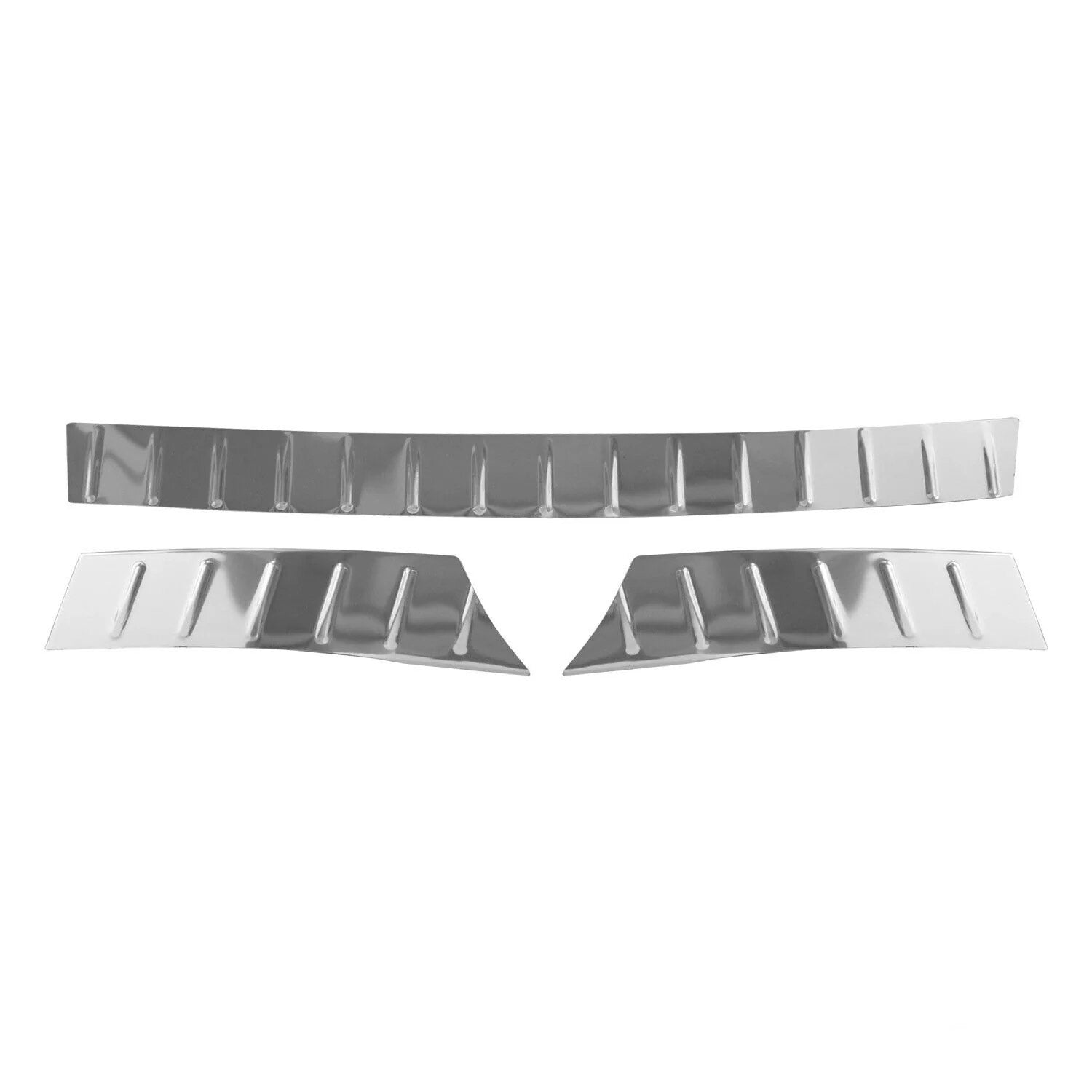 Protector Parachoques para VW Tiguan 2007-2016 Plata Brillante Acero 3Pza