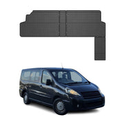 OMAC Alfombrillas De Coche para Fiat Scudo 2007-2016 2.línea Negro Goma TPE 2Pza