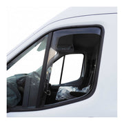 Deflectores de Aire de Viento para Renault Trafic 2014-2024 2puertas Oscuro 2Pcs