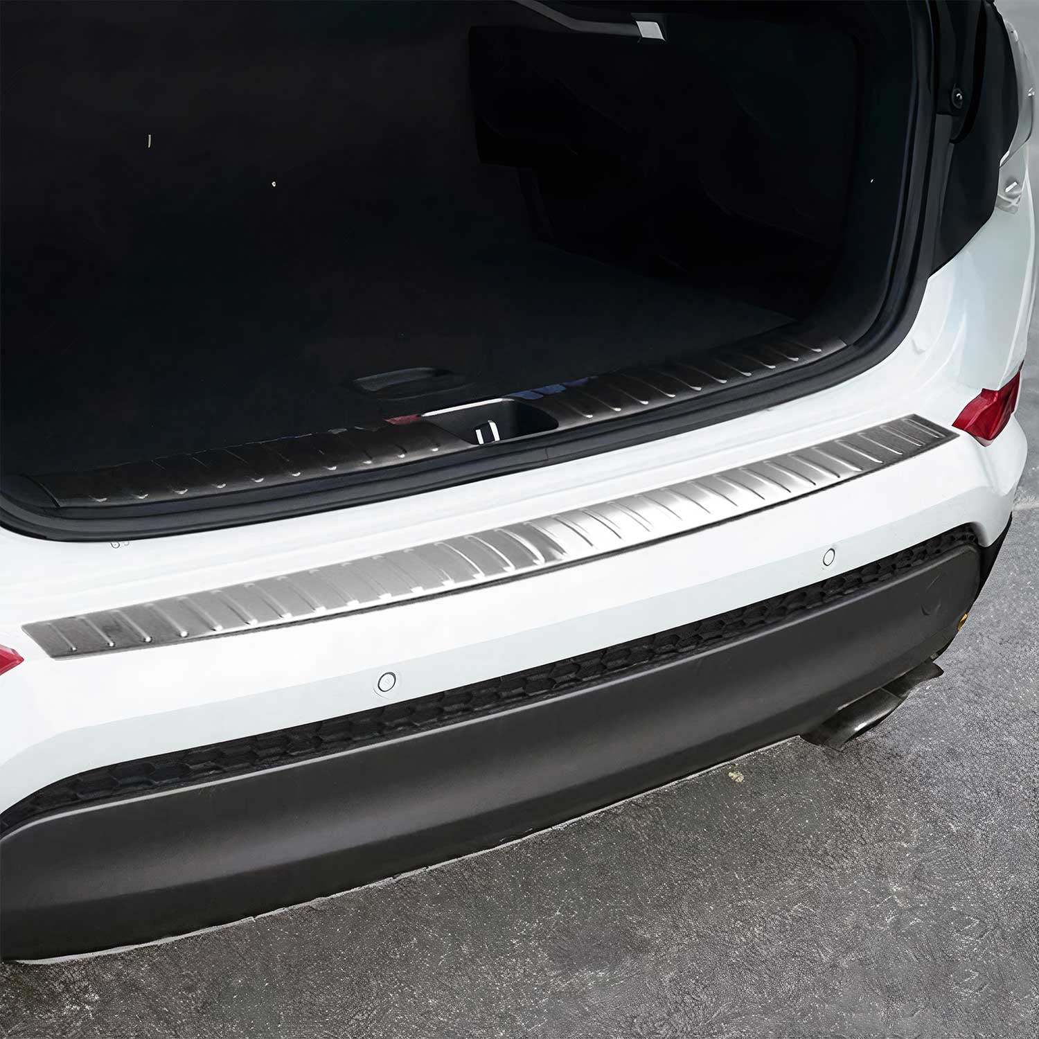 Protector Parachoques para Hyundai Tucson 2015-2018 Plata Brillante Acero
