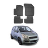 OMAC Alfombrillas De Coche para Suzuki Splash 2008-2014 Negro Goma 4Pza