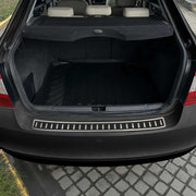 Protector Parachoques para Skoda Octavia 2013-2019 Sédan Acabado Carbono Acero