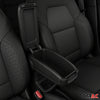 Negro Reposabrazos Consola para Dacia Duster 2 2018-2024 Negro PU Cuero Plástico
