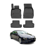 OMAC Premium Alfombrillas De Coche para BMW Serie 6 E64 2004-2010 TPE Goma 4x