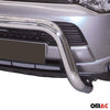 Bull Barra Frontal para Mitsubishi Outlander 2013-2015 Plata Brillante Acero