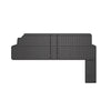 OMAC Alfombrillas De Coche para Peugeot Expert 2006-2016 2.línea Negro TPE 2Pza