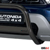 Bull Barra Frontal para Dacia Duster 2018-2020 Negro Brillante Acero 1Pza