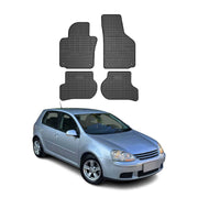 OMAC Alfombrillas De Coche para VW Golf 2003-2008 Negro Goma 4Pza