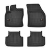 OMAC Premium Alfombrillas De Coche para VW Tiguan 2018-2024 Negro TPE Goma 4Pza