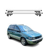 Menabo Barras de Techo Baca para Mitsubishi Space Runner 1991-2002 Gris Alu 2Pza