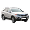 Bull Barra Frontal para Kia Sorento 2009-2012 Plata Brillante Acero 1Pza