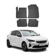 OMAC Alfombrillas De Coche para Opel e-Corsa 2019-2025 Negro Goma 4Pza