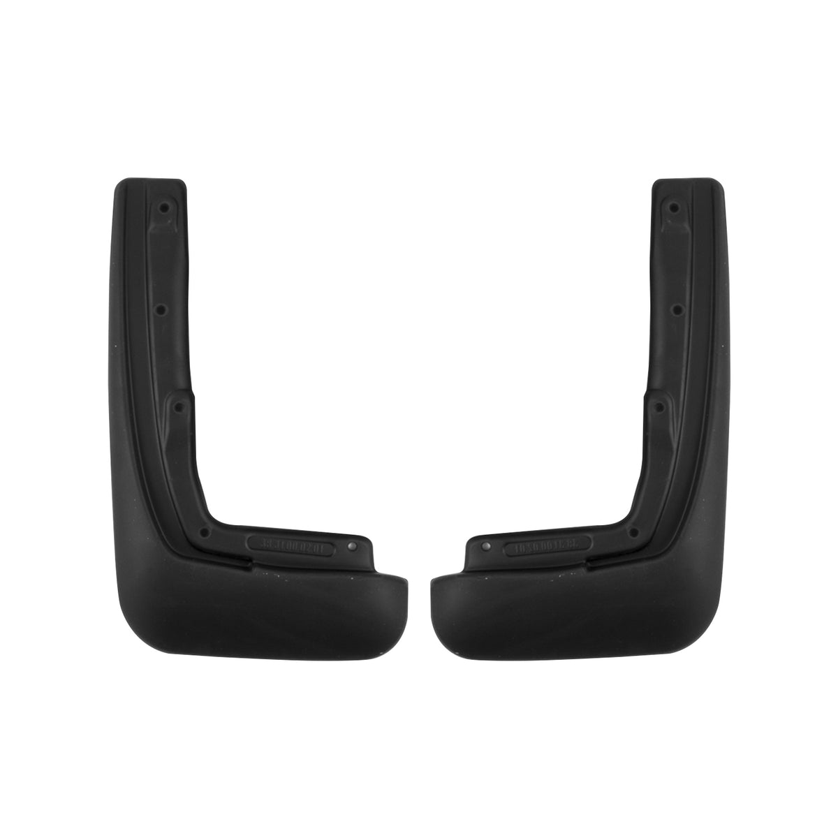 Juego de Guardabarros Trasero para Peugeot Expert Traveller 2016-2022 Negro Mate