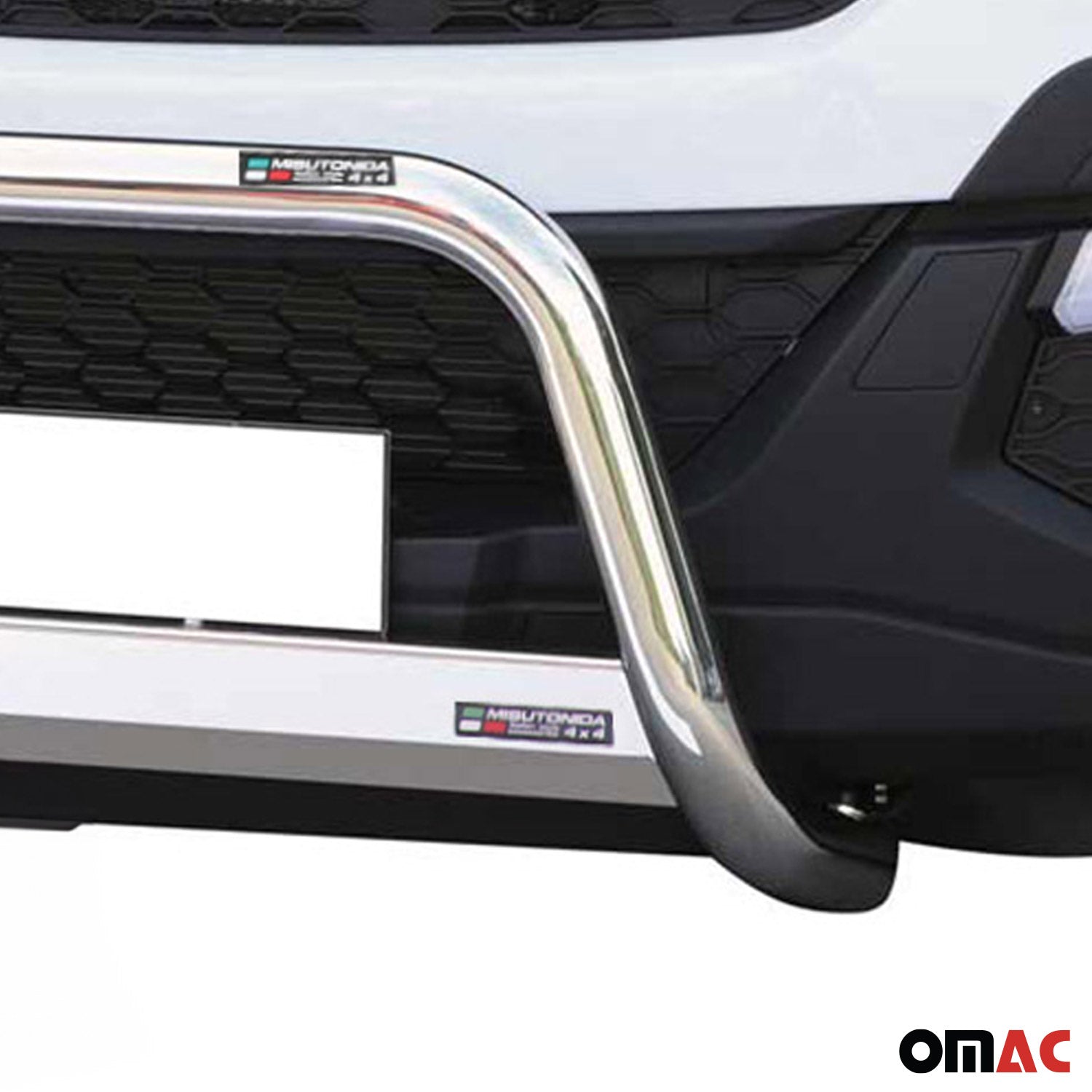 Bull Barra Frontal para Iveco Daily 2014-2019 Plata Brillante Acero 1Pza