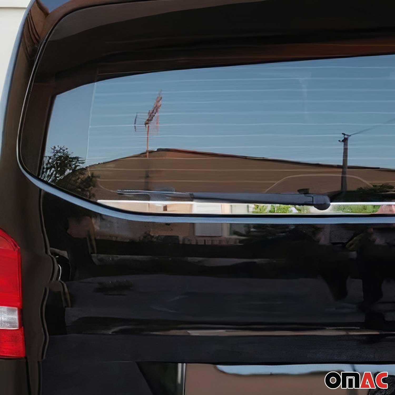 Molduras de Ventana para Mercedes Vito W447 2014-2025 Plata Brillante Acero 1Pza