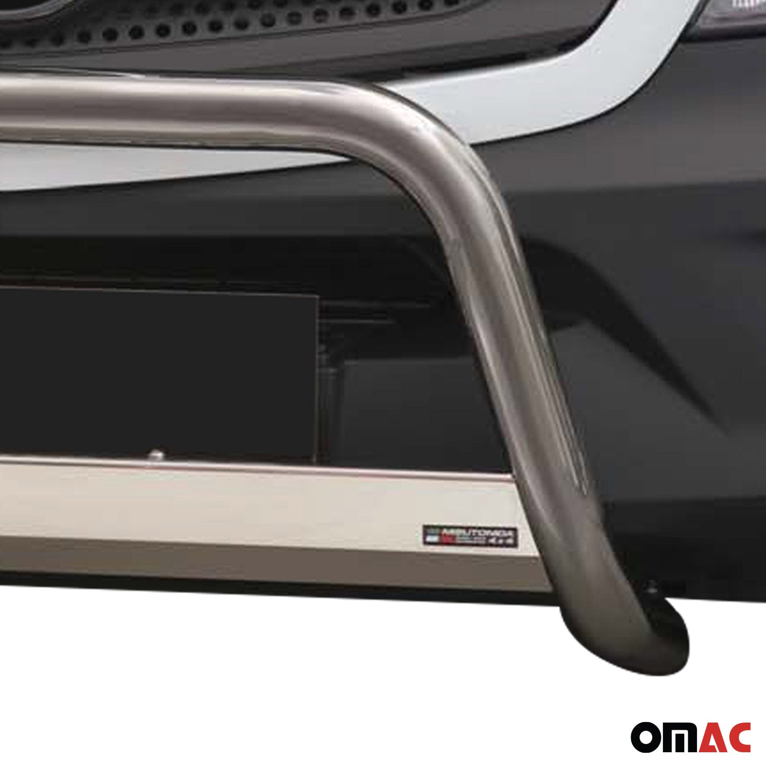 Bull Barra Frontal para Mercedes Sprinter 2013-2018 Plata Brillante Acero