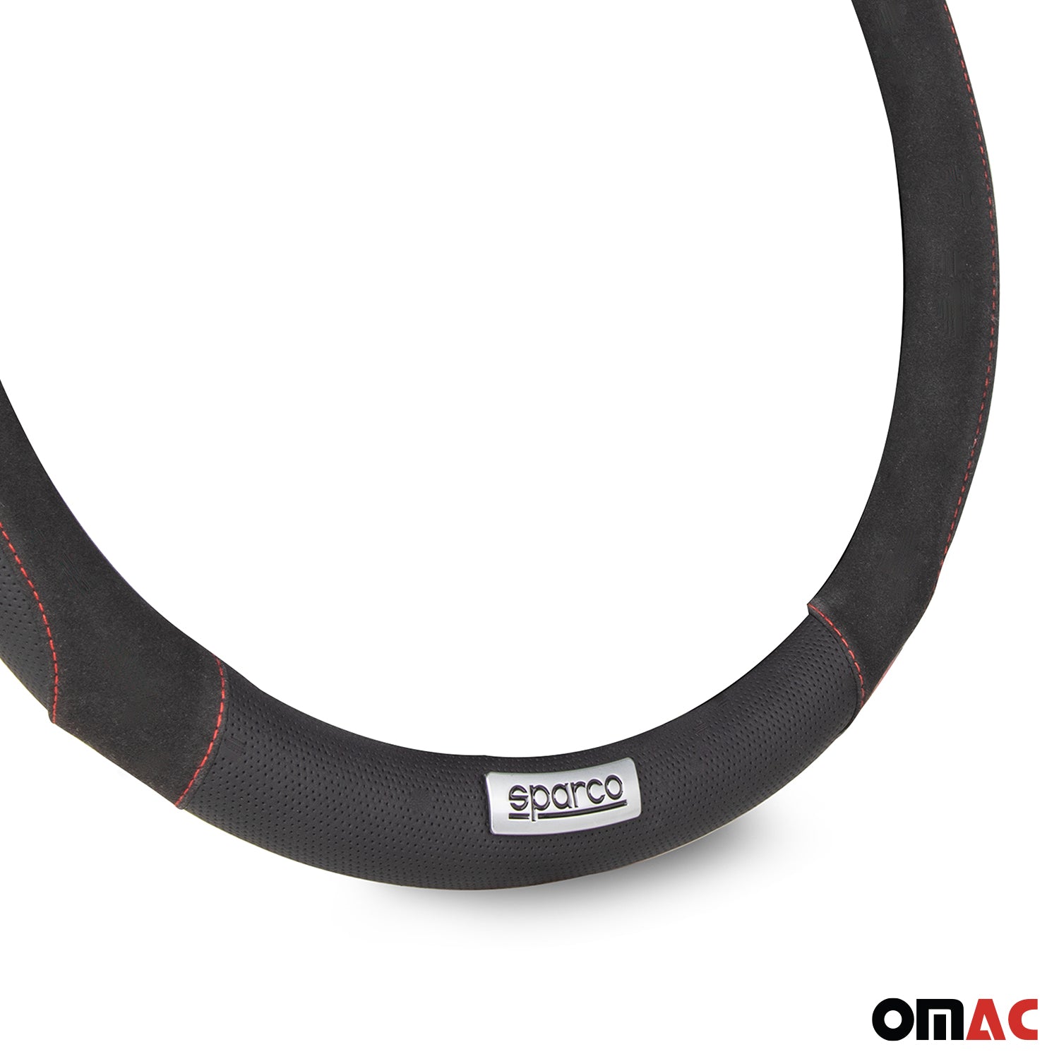 Sparco Cubierta de Vuero de Para Volante de Automóvil Universal Negro