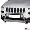 Bull Barra Frontal para Jeep Cherokee 2013-2018 Plata Brillante Acero