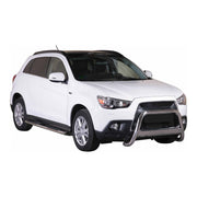 Bull Barra Frontal para Mitsubishi ASX 2010-2012 Plata Brillante Acero 1Pza