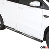 Par de Estribos Barras Laterales para Ford Kuga 2017-2019 Negro Brillante Acero