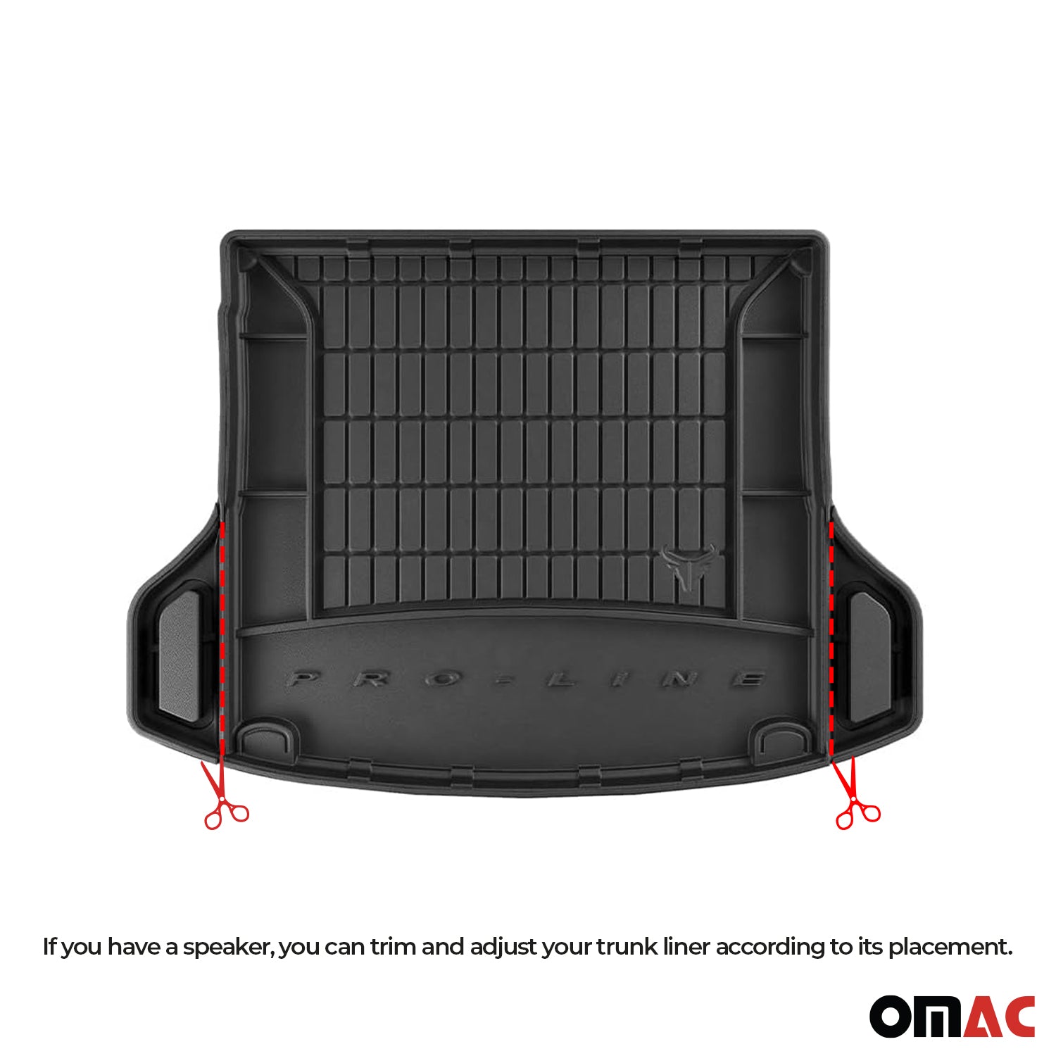 OMAC Premium Bandeja Maletero Alfombrilla para Hyundai Ioniq Hybrid 2016-2021