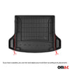OMAC Premium Bandeja Maletero Alfombrilla para Hyundai Ioniq Hybrid 2016-2021