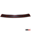 Protector de Parachoques Trasero para Peugeot 208 2020-2025 Negro Mate ABS 1Pza