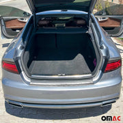 Protector Parachoques para Audi A7 4G8 Sédan 2010-2018 Plata Brillante Acero