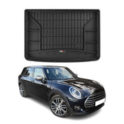 OMAC Premium Bandeja Maletero Alfombrilla para Mini Clubman 2015-2025 Negro TPE