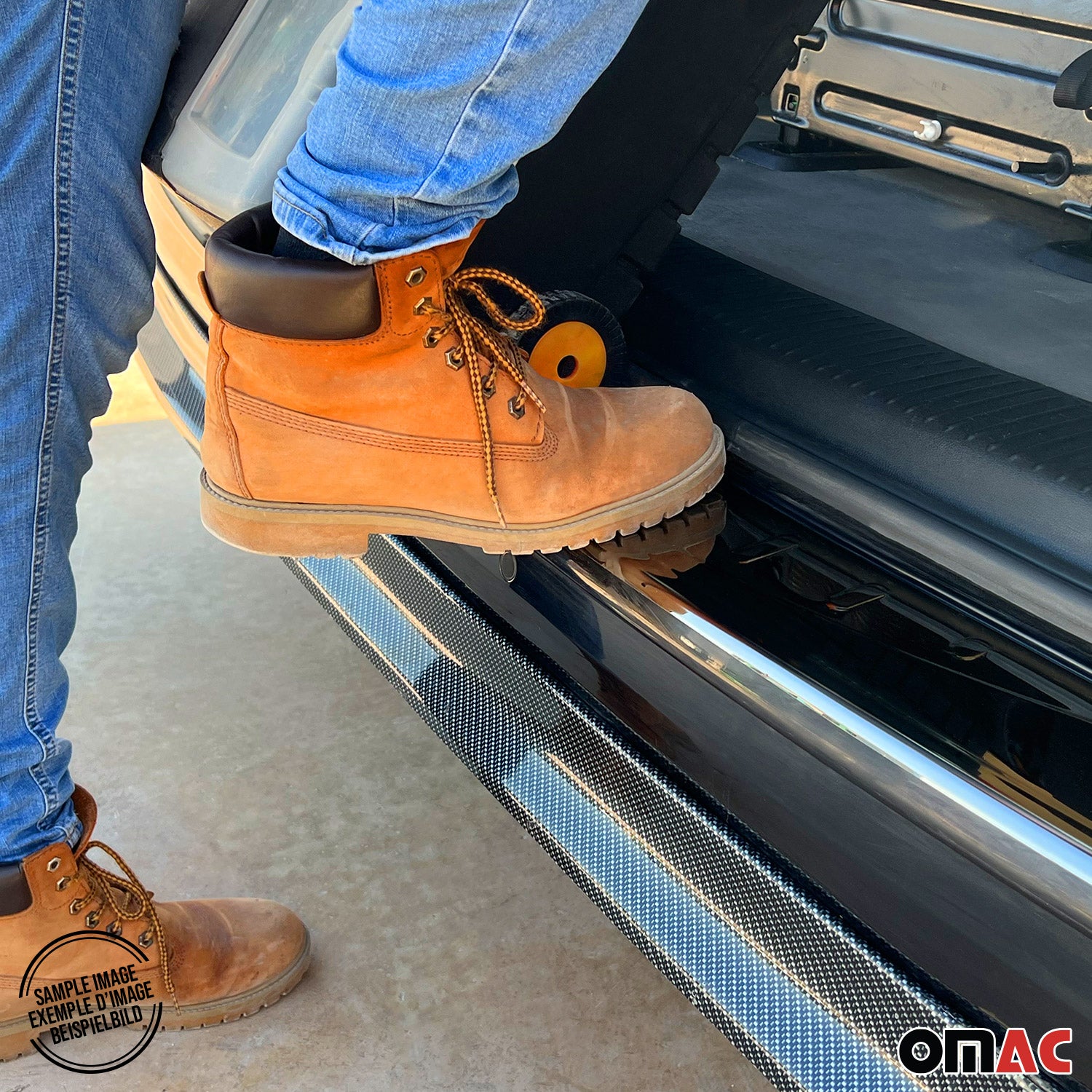 Protector Parachoques para Opel Vivaro C 2019-2024 L3 Oscuro Brillante Acero