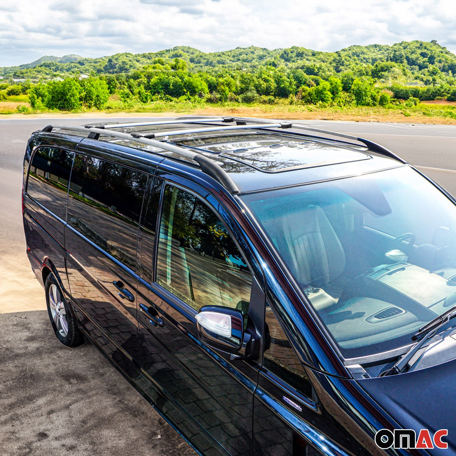 Rieles & Barras de Techo Coche para VW Caddy 2015-2020 Corto Gris Aluminio