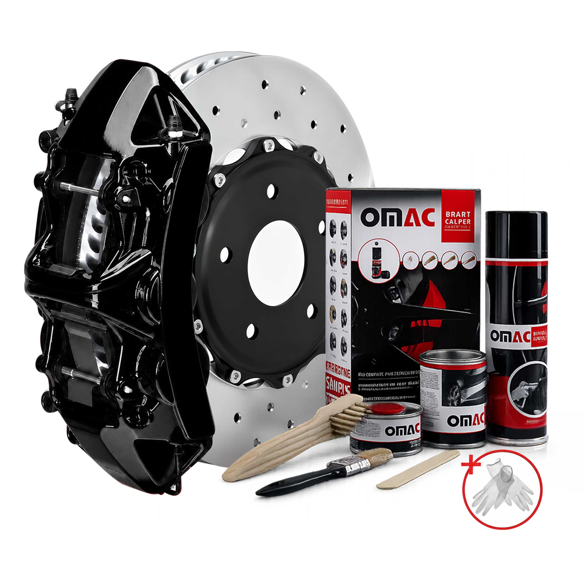 Kit Vernice Pinze Freno Altos Temperaturas Universal negro brillante New York