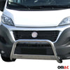 Bull Barra Frontal para Fiat Ducato 2014-2020 Plata Brillante Acero 1Pza