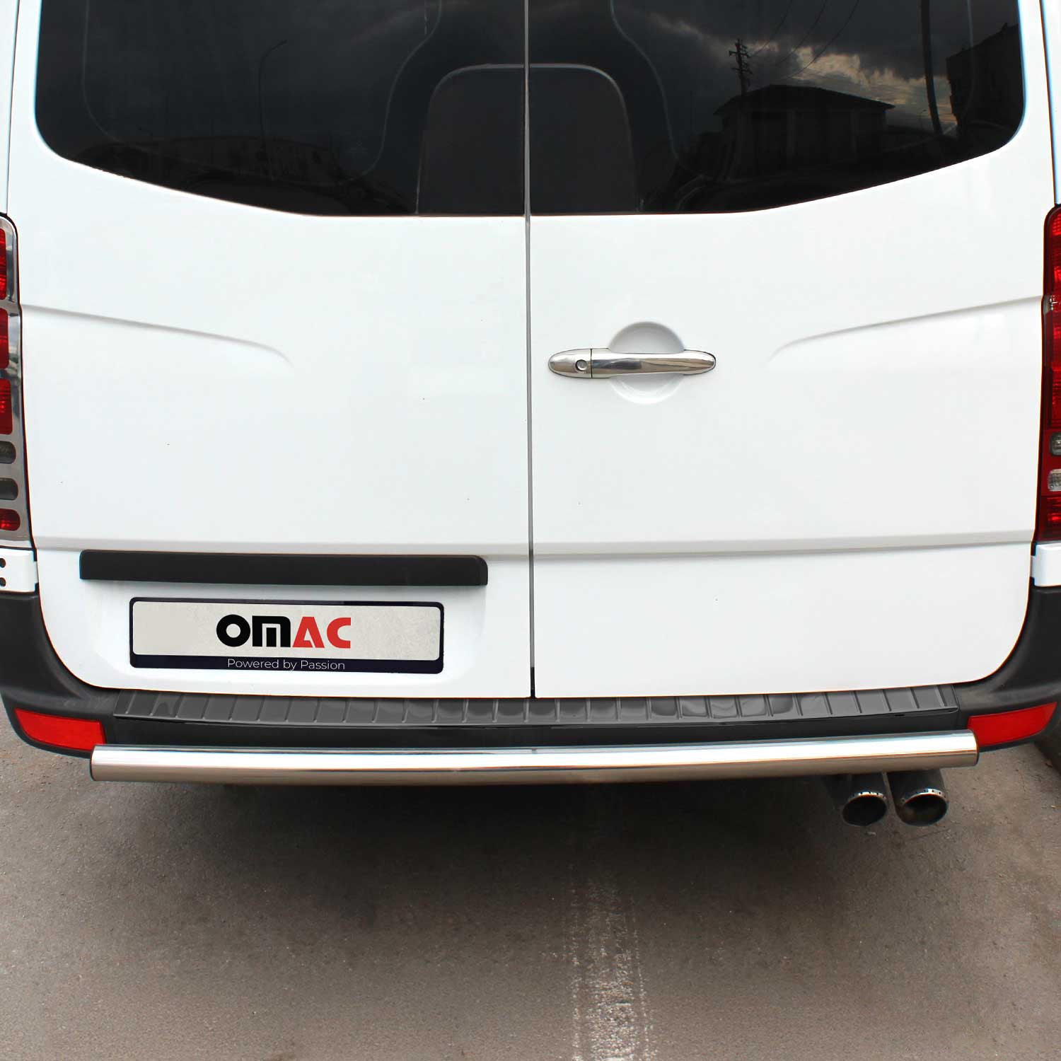 Protector Parachoques para Mercedes Sprinter W906 2006-2024 Oscuro Acero