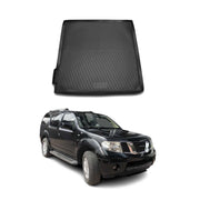OMAC Bandeja Maletero Alfombrilla para Nissan Pathfinder 2005-2013 Negro TPE