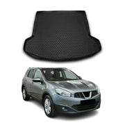 OMAC Bandeja Maletero Alfombrilla para Nissan Qashqai +2 2007-2013 Negro TPE
