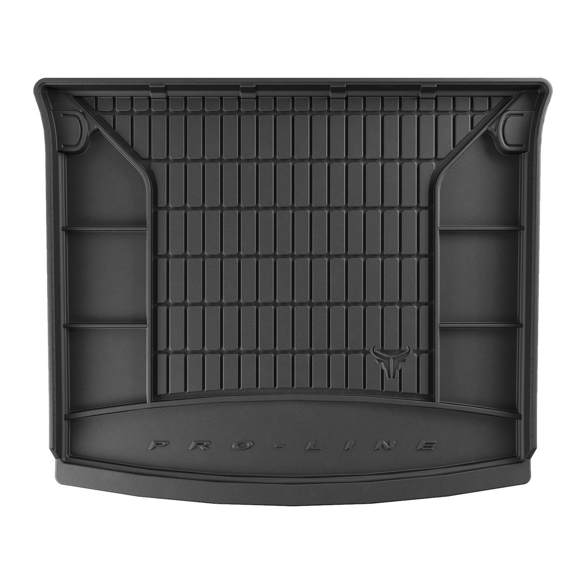 OMAC Premium Bandeja Maletero Alfombrilla para VW Caddy 2015-2020 Negro Goma TPE