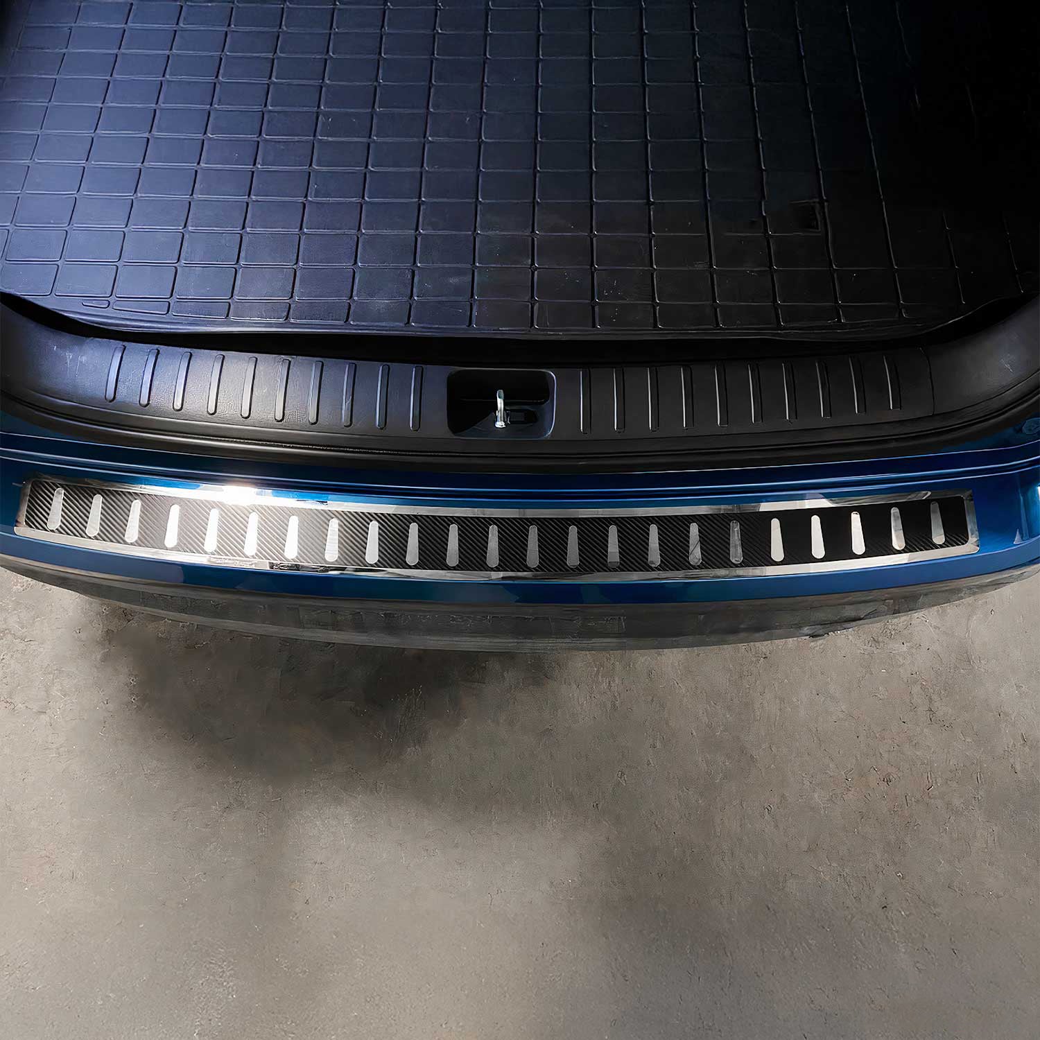 Protector Parachoques para Hyundai Tucson 2018-2020 Acabado Carbono Acero